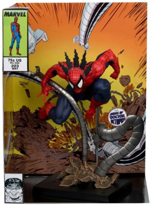 McFarlane Toys Marvel Spider-Man 16 Posed Figure with Scene