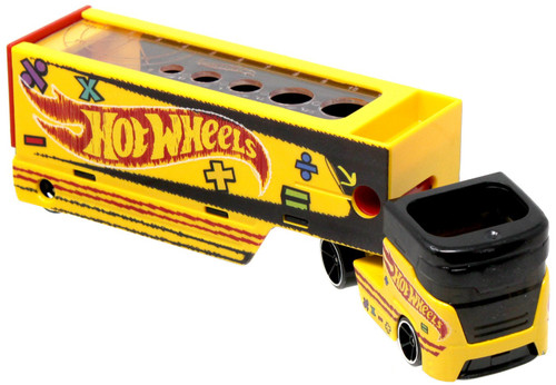 Hot Wheels Super Rigs Pencil Pusher Diecast Car Yellow, Loose