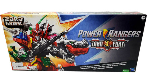 Power Rangers Dino Fury Zord Link Combining Megazord Mega