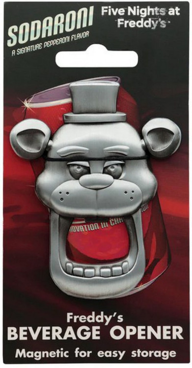 Five Nights at Freddys Five Nights at Freddys Metal Bottle Opener