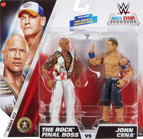 WWE Wrestling Main Event Showdown Series 23 The Rock Final Boss vs