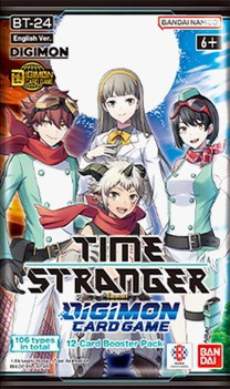 Digimon Card Game Time Stranger Booster Pack BT-24 ENGLISH, 12 Cards Bandai - ToyWiz Digimon Card Game Time Stranger Booster Pack BT-24 ENGLISH, 12 Cards Bandai - ToyWiz