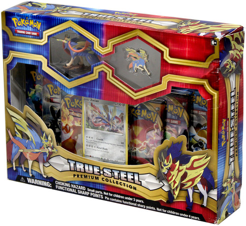 Pokemon True Steel Zacian Premium Collection 6 Booster Packs