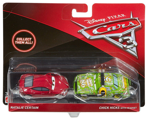 Disney Pixar Cars Cars 3 Natalie Certain Chick Hicks with Headset ...
