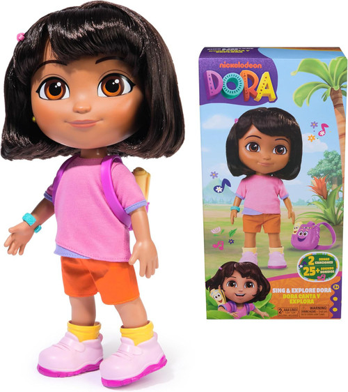 dora♡ Dora the Explorer Sing Explore Dora Doll with Sound Spin