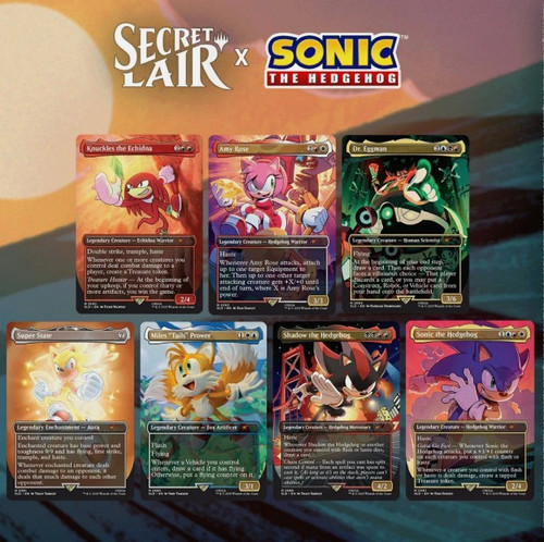 Magic The Gathering Trading Card Game Sonic the Hedgehog Secret