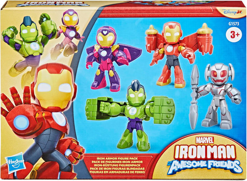 Marvel Iron Man His Awesome Friends Iron Man, Ironheart, Iron Hulk