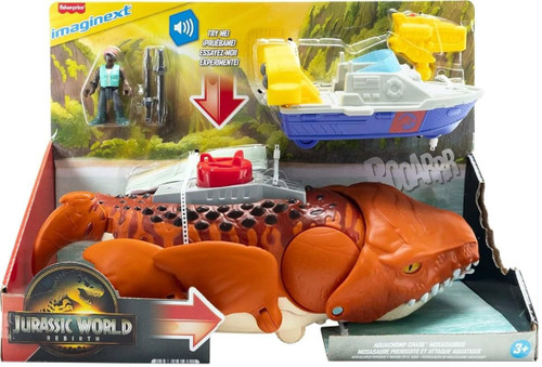 Fisher Price Jurassic World Rebirth Imaginext Aquachomp Chase
