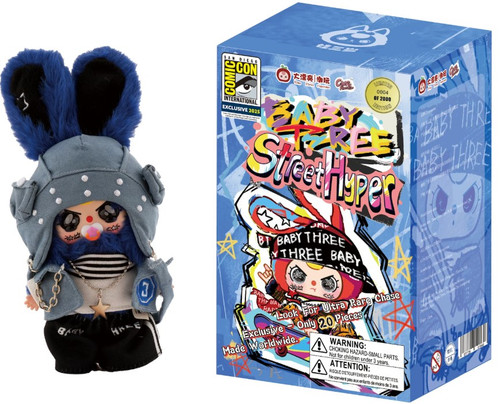Baby Three Street Hyper Exclusive Vinyl Collector Plush Blue