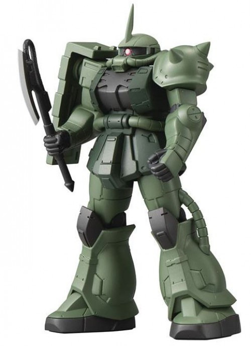 Gundam Gundum Ultimate Luminous Zaku Green Action Figure [Damaged Package]