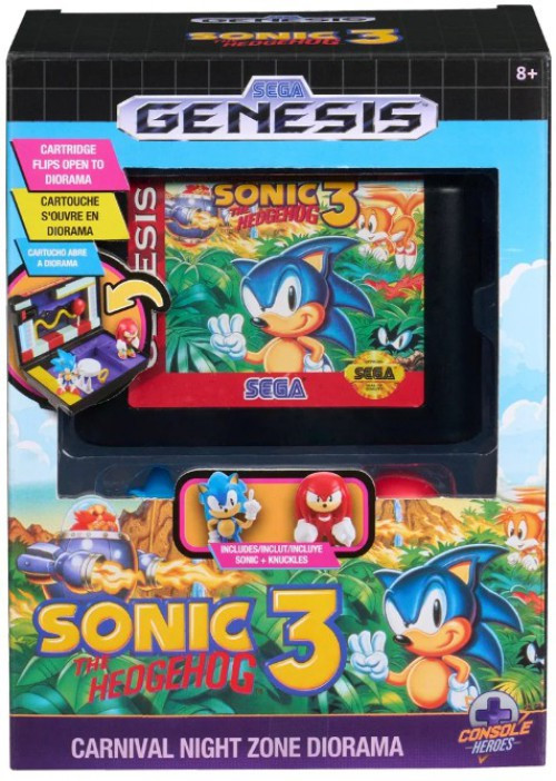 Sonic The Hedgehog 3 Sega Genesis Console Heroes Carnival Night