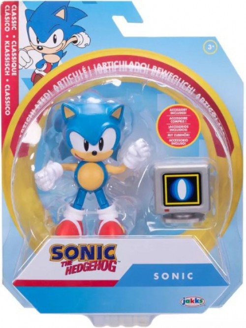 Sonic The Hedgehog Sonic 4 Action Figure Classic, with Shield Up Jakks ...