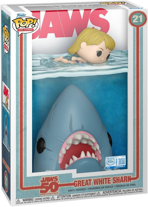 FUNKO POP! ジョーズ　グレートホワイトシャーク　50周年版 Amazon.com: Funko Pop! Movies: Jaws - Great White Shark