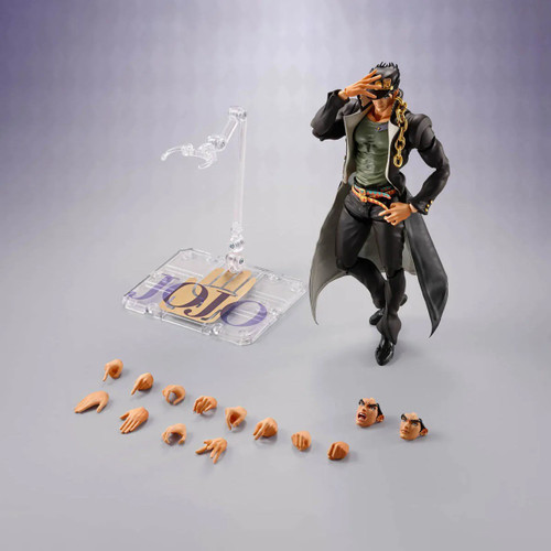 Tamashii Nations JoJo's Bizarre Adventure S.H.Figuarts Jotaro Kujo 6.7-Inch Collectible Figure (Pre-Order ships April)