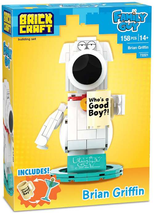 Family Guy Brian Griffin Building Block Set 72221 Brickcraft