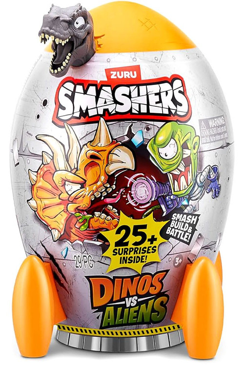 Smashers Dinos vs Aliens Spinosaurus Mystery Pack Grey, 25