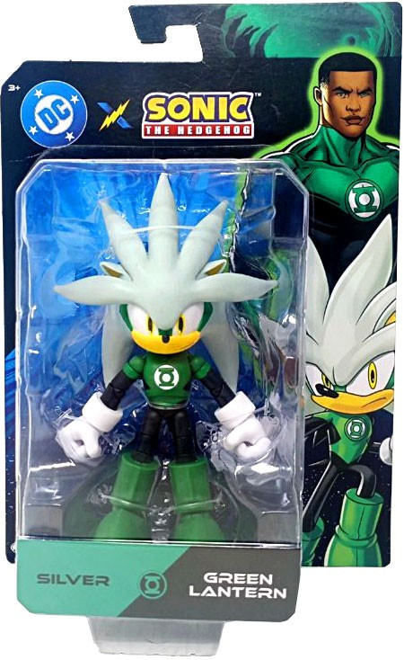 Sonic The Hedgehog x DC Silver as Green Lantern Exclusive 5 Action