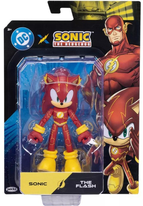 ソニック DC コミックス アクション フィギュア フラッシュ Sonic The Hedgehog x DC Sonic as The Flash Exclusive 5 Action