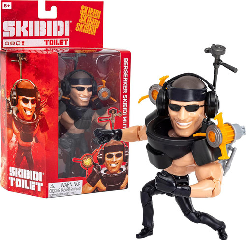Skibidi Toilet Series 2 Berserker Skibidi Mutant 6 Action Figure