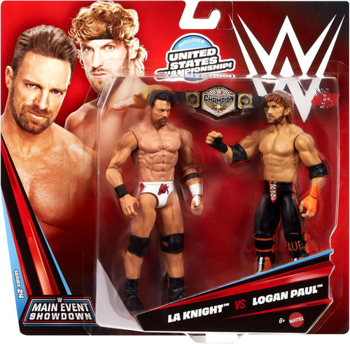 WWE Wrestling Main Event Showdown Series 24 LA Knight vs Logan