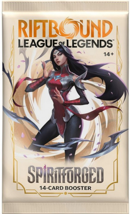spiritforged booster box preorder Riftbound League of Legends Trading Card Game SpiritForged Booster Pack 14  Cards USV Games Riot Games