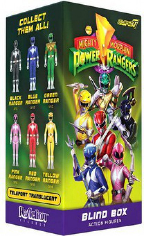 Random Power Rangers Power Rangers ReAction Mighty Morphin Mystery Pack 1 RANDOM Figure ...