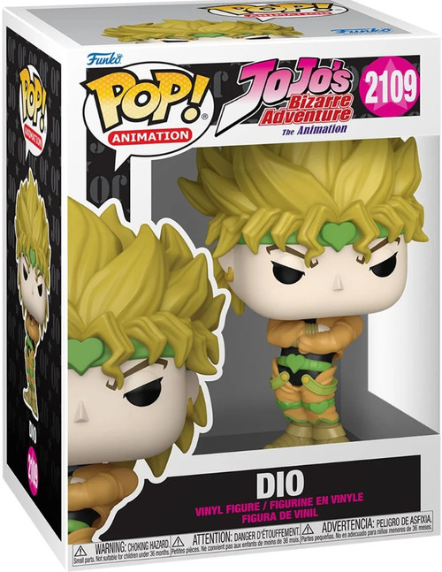 Funko JoJos Bizarre Adventure POP Animation Dio Vinyl Figure 2109