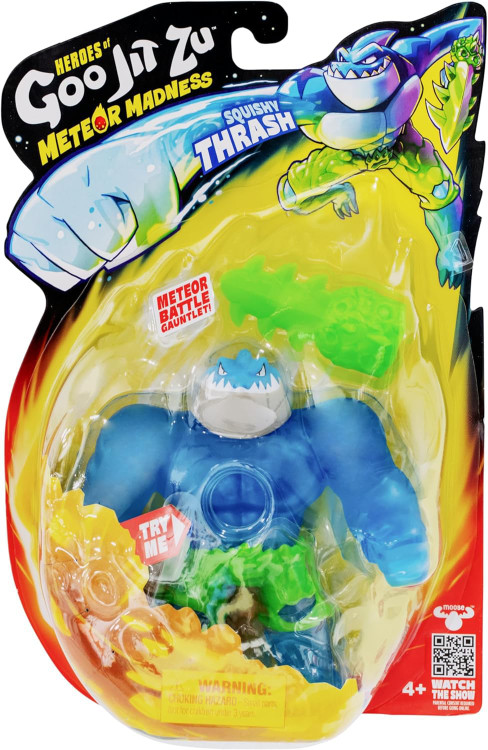 meteoritetoy グスタ スーフェスIZUMONSTER hxs Heroes of Goo Jit Zu Meteor Madness Squishy Thrash Action