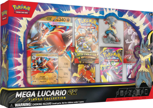 Pokemon Scarlet Violet Mega Lucario ex Figure Collection 5 Booster