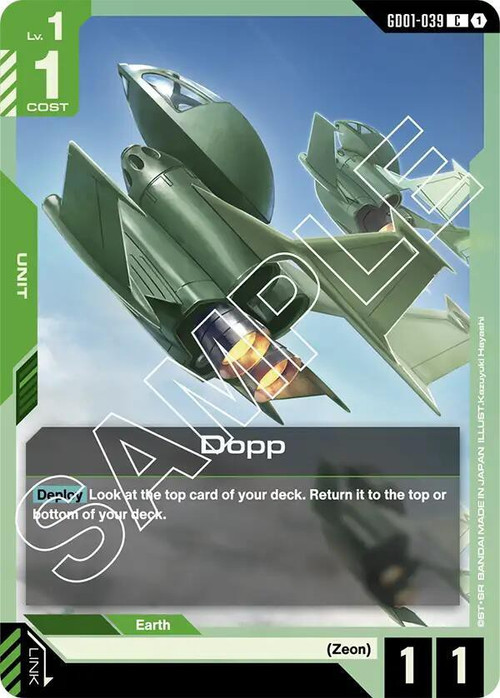 Gundam Trading Card Game Newtype Rising Single Card Common Dopp