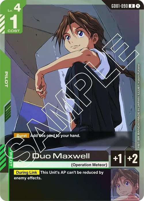 Gundam Trading Card Game Newtype Rising Single Card Rare Duo