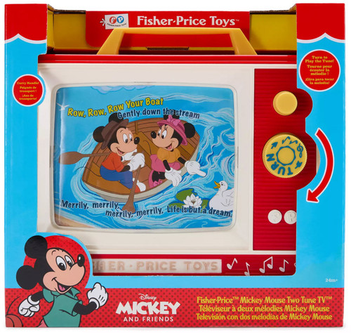 Disney Fisher Price Mickey Mouse Two Tune TV Basic Fun ToyWiz
