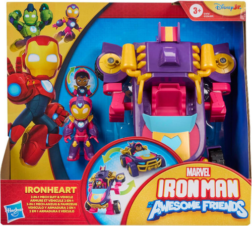 Marvel Iron Man His Awesome Friends Ironheart 2-in-1 Mech Suit