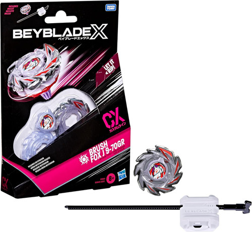 byumsac Beyblade X Brush Fox J 9-70GR Starter Pack Hasbro Toys - ToyWiz