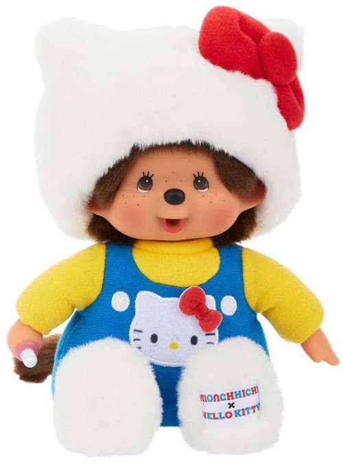 Hello Kitty x Monchhichi Sanrio Monchhichi in Hello Kitty Costume