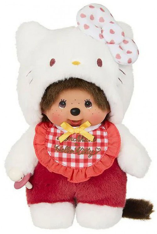 2018ハローキティ モンチッチ monchhichi サンリオ Hello Kitty x Monchhichi Sanrio Gingham Checker Monchhichi in