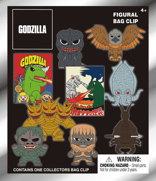 ゴジラ GODZILLA FIGURAL BAG CLIP 3点セット 077764751004pack__28709.
