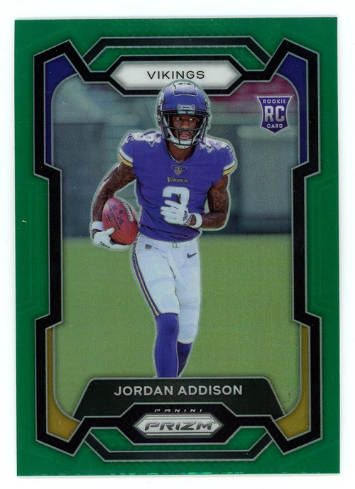 NFL 2023 Panini Prizm Single Card Green Jordan Addison 368 Rookie