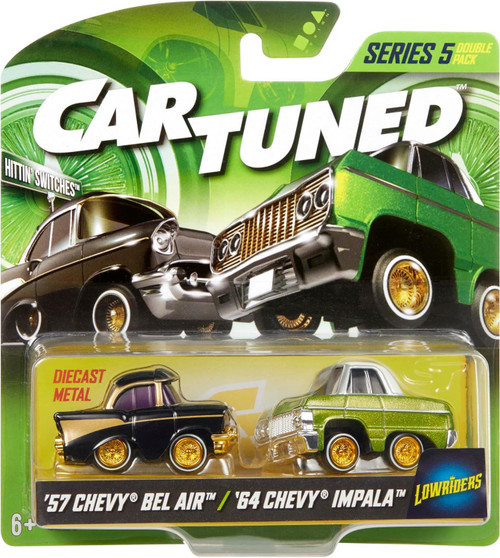 CarTuned Lowriders Series 5 57 Chevy Bel Air 64 Chevy Impala Diecast ...