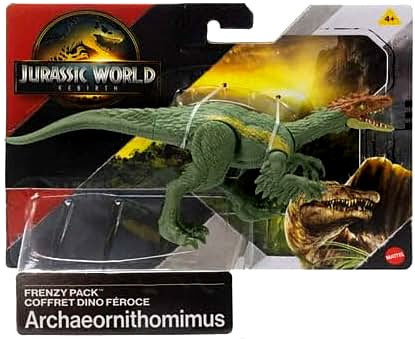 アミューズメントセット Jurassic World Rebirth Frenzy Pack Archaeornthomimus Action Figure