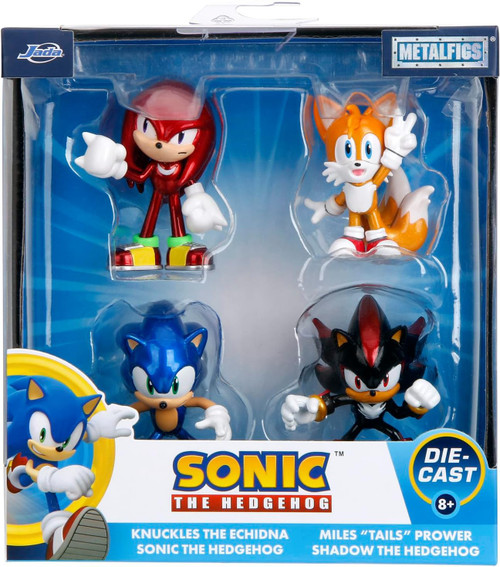 Sonic The Hedgehog Metalfigs knuckles, Tails, Sonic Shadow 2.5