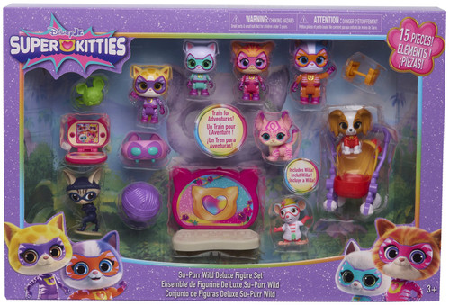 Disney Junior SuperKitties Su-Purr Wild Deluxe Figure Set 15