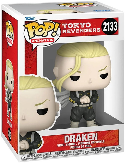 Funko Tokyo Revengers POP Animation Draken Vinyl Figure 2133 - ToyWiz