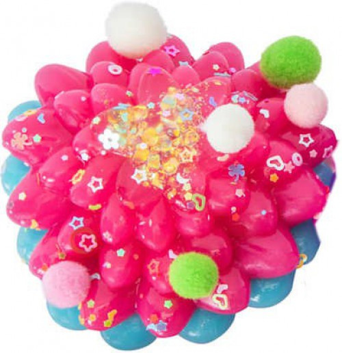 Taba-Licious Flowers Pink Blue 4 Squeeze Toy ORB Toys - ToyWiz