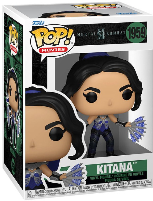 Funko Mortal Kombat 2025 POP Movies Kitana Vinyl Figure 1959 - ToyWiz