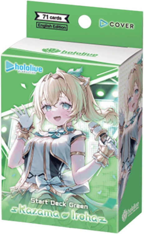 Hololive Trading Card Game Kazama Iroha Start Deck Green hOCG