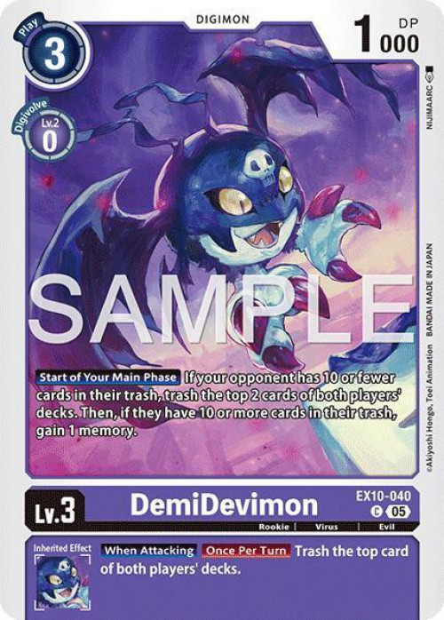 Digimon Trading Card Game Sinister Order Single Card Common