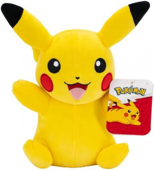Pokemon Pikachu 8 Plush Smiling, Arms Up Jazwares - ToyWiz