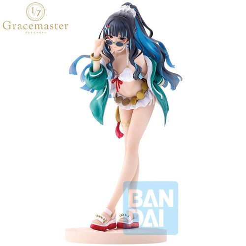 BANDAI NAMCO フィギュア 1/7 Gracemaster Ichiban Kuji School Idolmaster Part 3 - A Prize Mao Arimura Figure