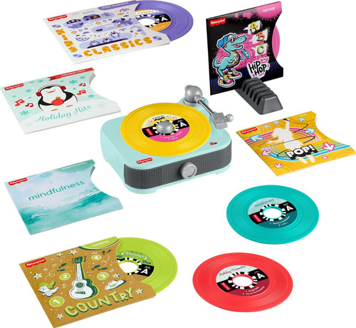 Fisher Price Rockin Record Player Exclusive Deluxe Playset Includes 5 ...